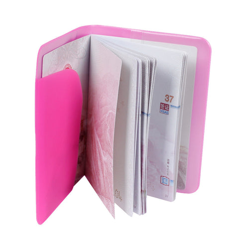 Passport Protector Pink and white