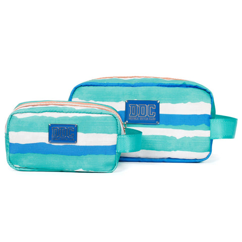 Two In One Toiletry Kits Pink and Blue