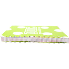 Notebooks Lime Green and white